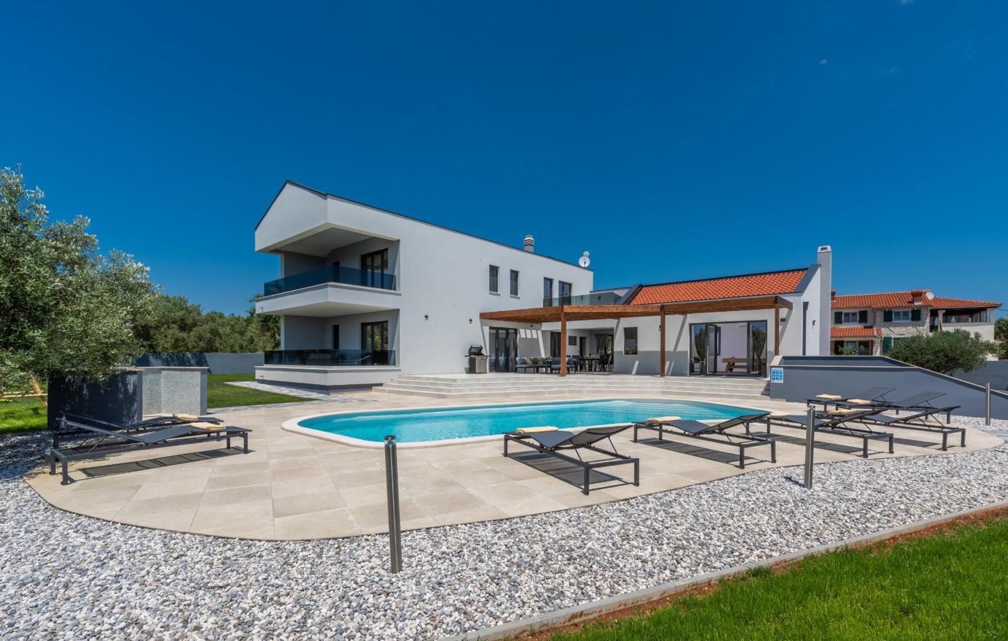 Villa Posidonia Near Pula With Sea View And Surrounded By Olive Trees Krnica Zewnętrze zdjęcie
