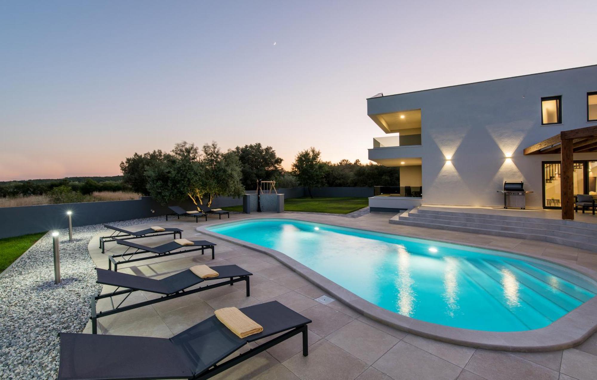 Villa Posidonia Near Pula With Sea View And Surrounded By Olive Trees Krnica Zewnętrze zdjęcie