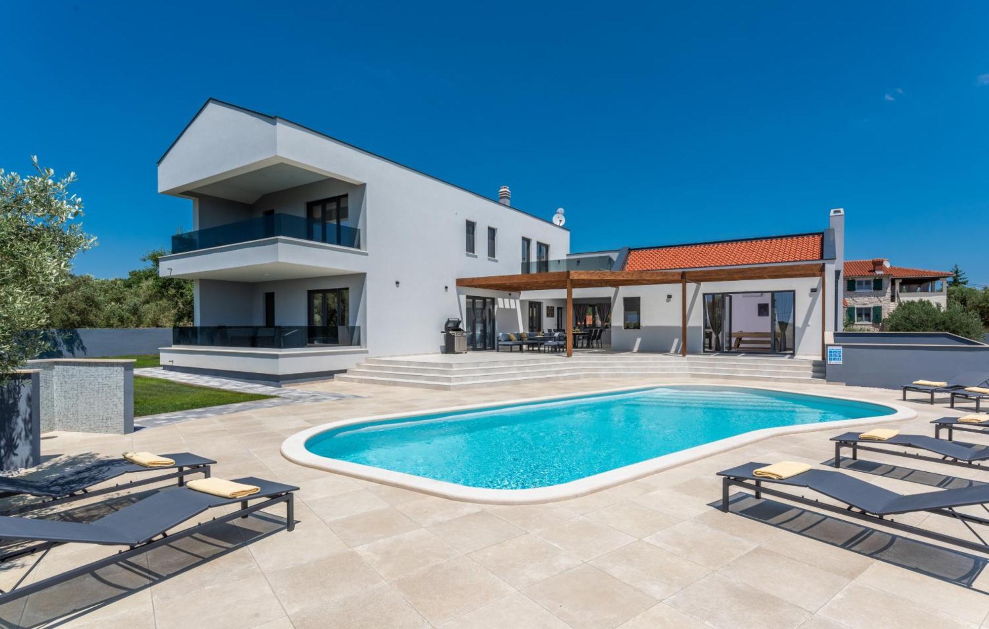 Villa Posidonia Near Pula With Sea View And Surrounded By Olive Trees Krnica Zewnętrze zdjęcie